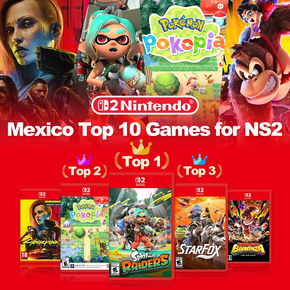jeux-nintendo-switch-2-mexique-top-10-des-jeux-pour-ns2-splatoon-riders-donkey-kong-bananza-pokemon-pokopia-star-fox-cyberpunk-2077