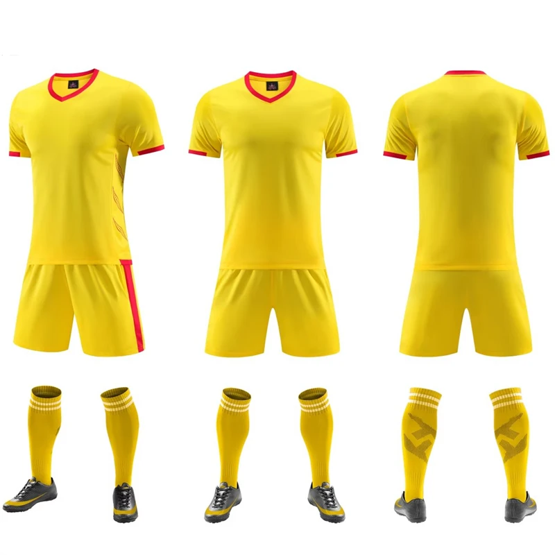 

New Soccer Jersey For Men Football Uniform Sets Futbol Uniforms for Boys Running Jogging Sportwear Tracksuit