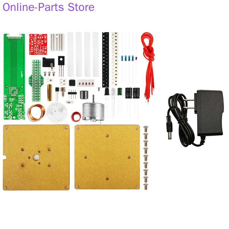 Floating LED Display Screen Pov Rotating LED Welding Kit 51 Microcontroller DIY Electronic Production Circuit Board