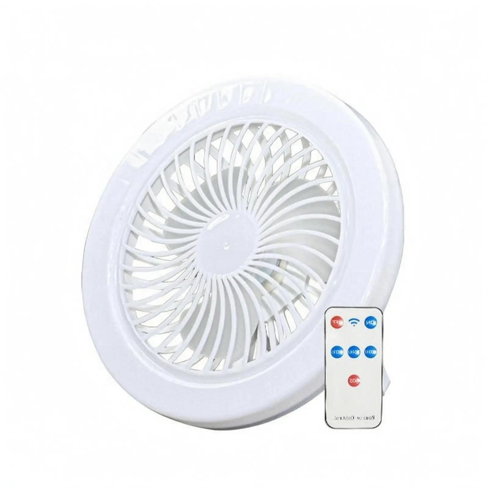Solar Fan Light Type-C Charging USB Rechargeable Fan Light