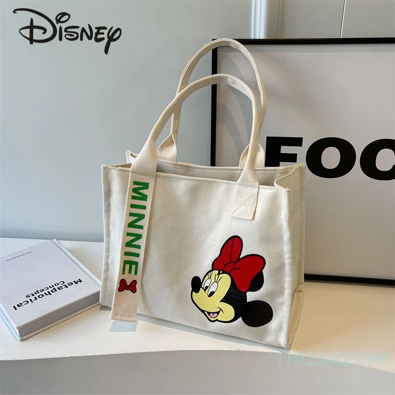 Disney 2024 New Women\'s Handbag Fashionable High Quality Hot Selling Women\'s Shoulder Bag Casual Versatile Girl Shopping Bag