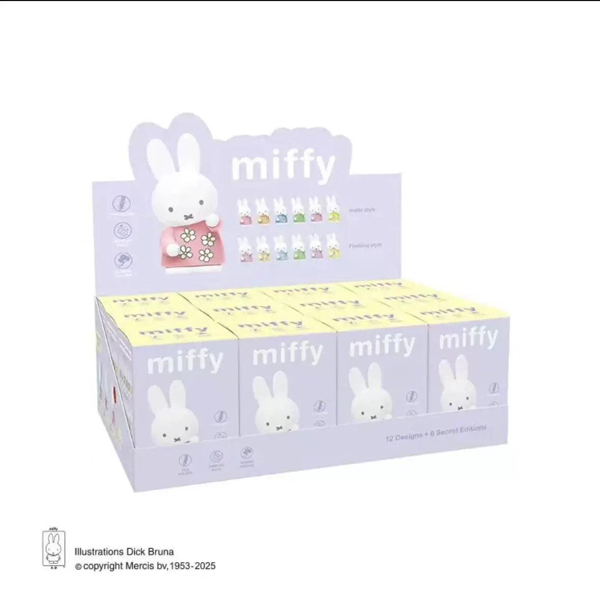 Rak Penyimpanan Miffy Kawaii Baru Rak Penyimpanan Ornamen Boneka Seri Mainan Boneka