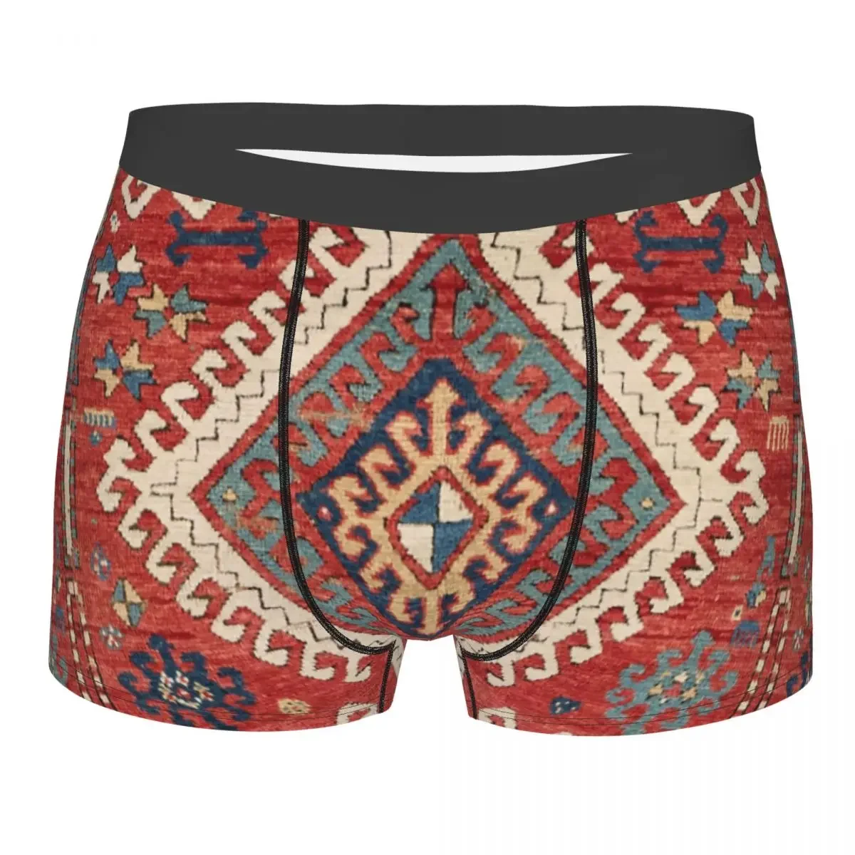 Men Boxer Briefs Shorts Panties Authentic Aztec Accent Underwear Boho Bohemian Turkish Tribal Plus Size Underpants