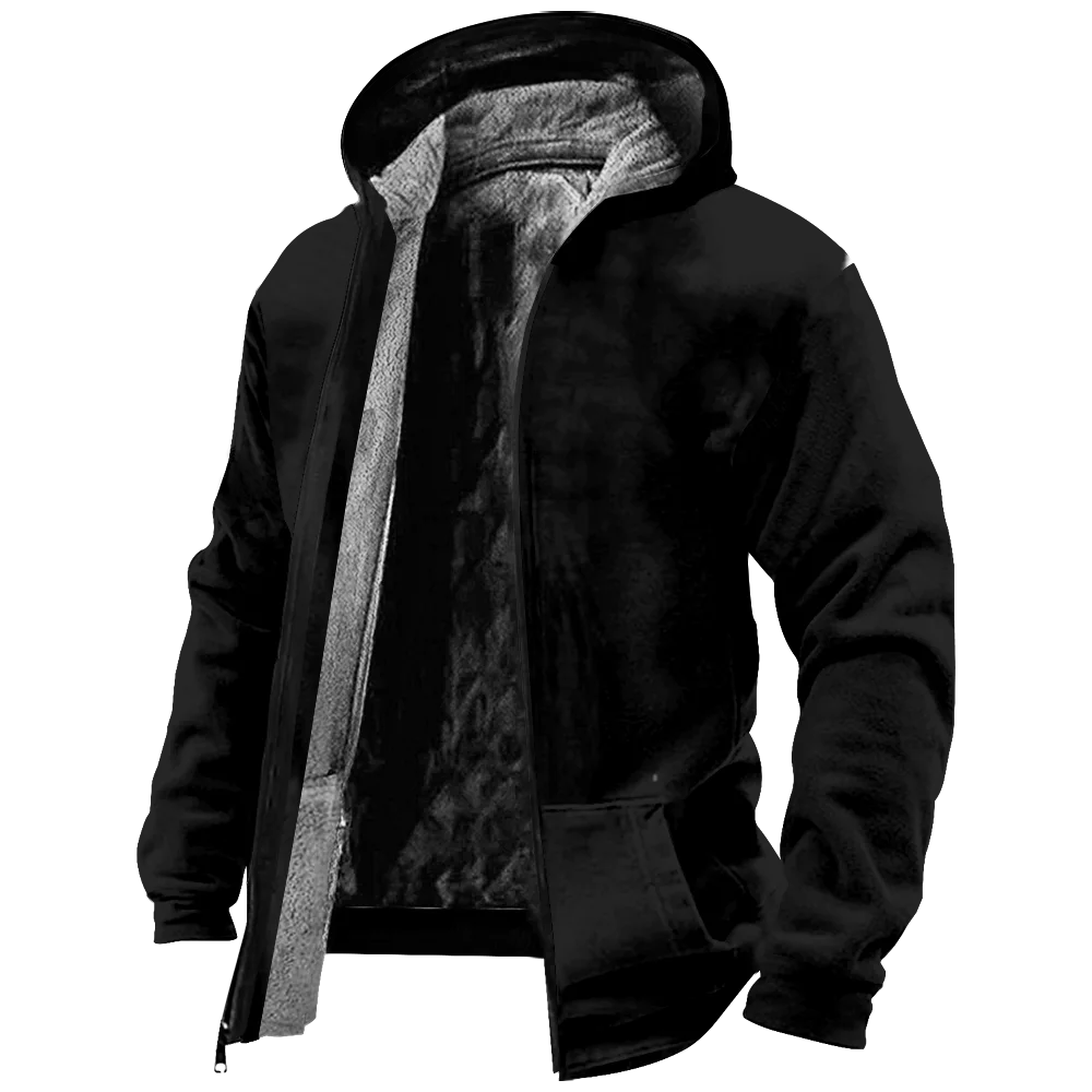 The Substance Movie Men's Full Zip Hoodie Winter Clothing Fashion Zipper Casual Black Zip Hoodie Man/Woman Streetwear