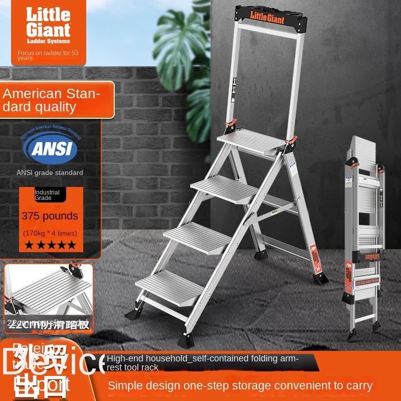 Wyj Giant Ladder Household Folding Trestle Ladder Aluminum Alloy Thickened