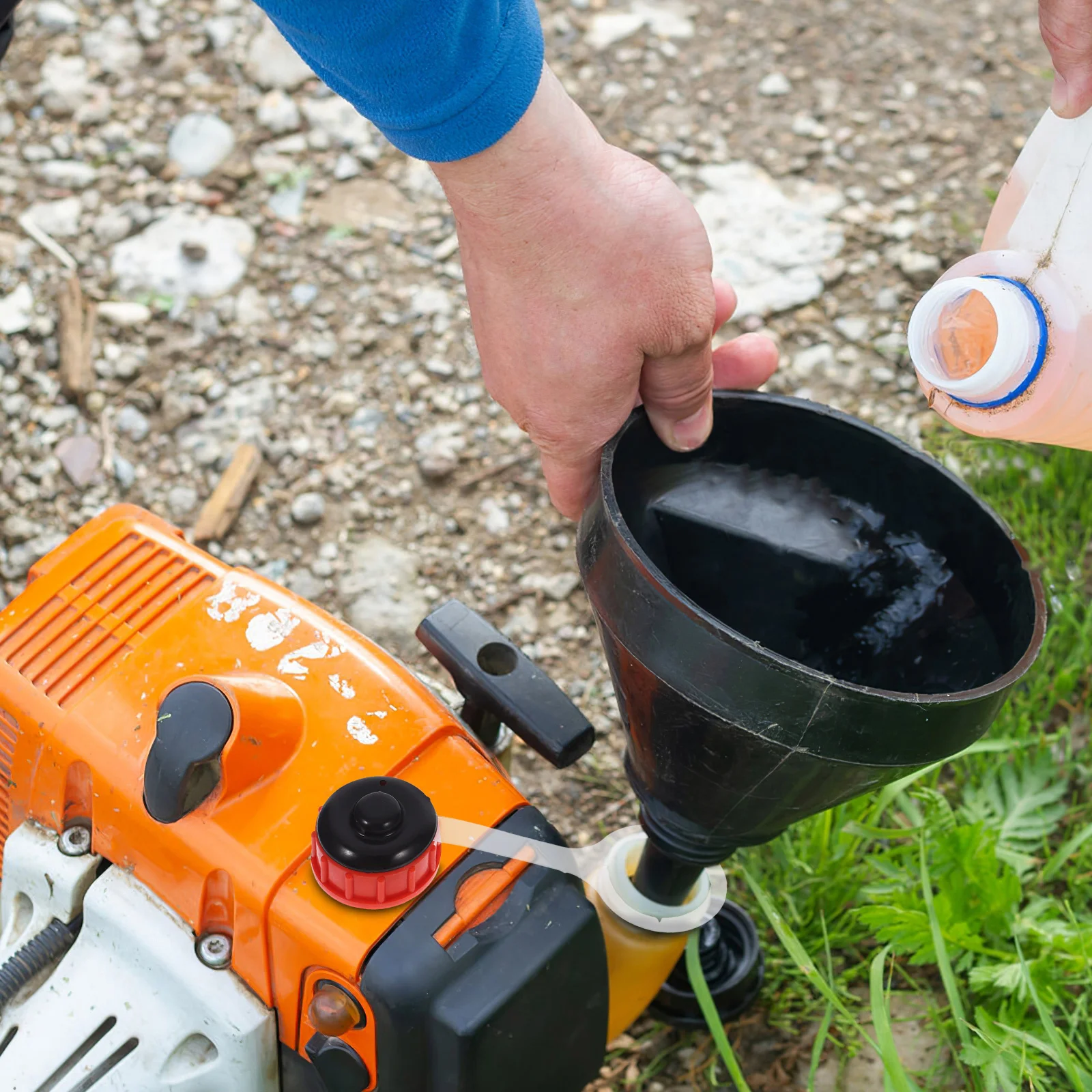 2 قطعة غطاء غاز المحرك للجزازات دائم العالمي جزازة العشب غطاء الوقود استبدال تنفيس تصميم للمحركات الصغيرة #3