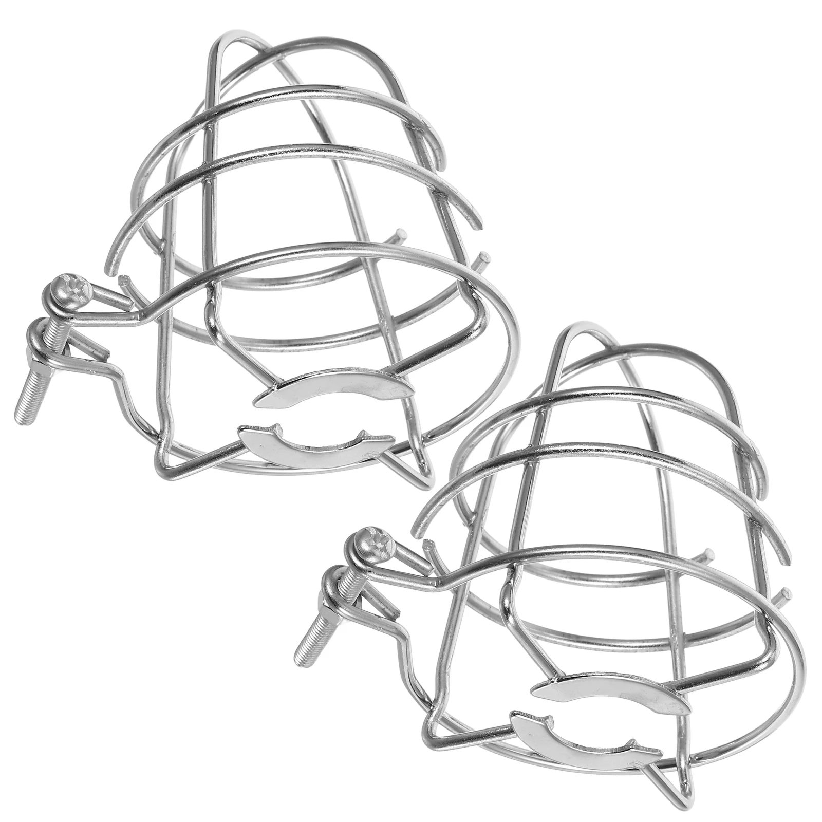 2pcs Sprinkler Cover: Stainless Steel Fire Sprinkler Head Protector For Ceiling Pendent Systems Universal Metal Guard Cage For
