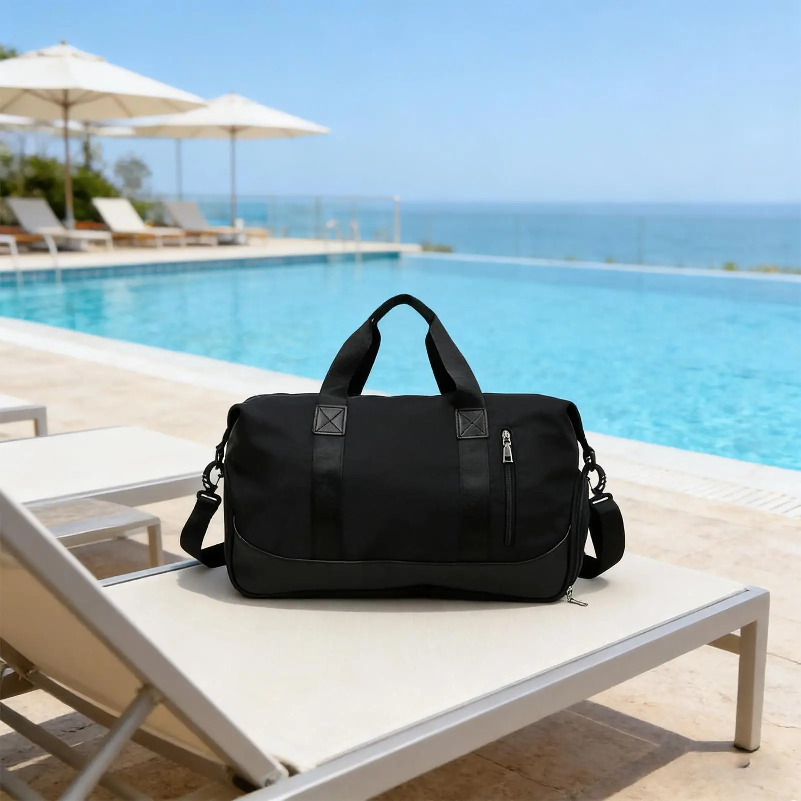 

Большая дорожная сумка 35 л, сумка-слинг через плечо с водонепроницаемым отделением и полкой для обуви, женская спортивная сумка для женщин и девочек-подростков, для путешествий и занятий йогой