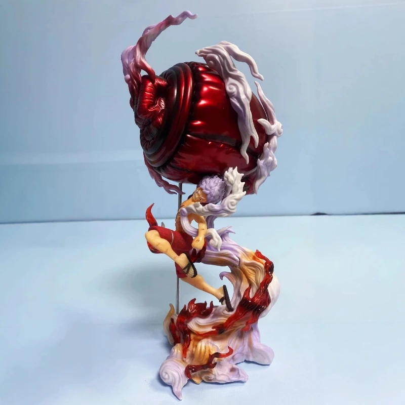 Figura de acción de One Piece Onigashima Nika Luffy, 3 formas de mano intercambiables, modelo de Anime, juguete, exquisita estatua de Pvc, regalo para seguidores Deco