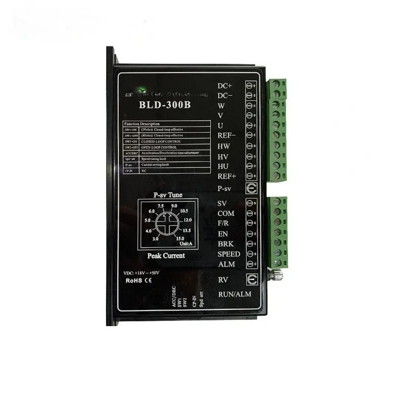

BLD-300B 24V 36V48V BLDC Motor Driver 300W 18V-50V DC Brushless DC Motor Driver Controller