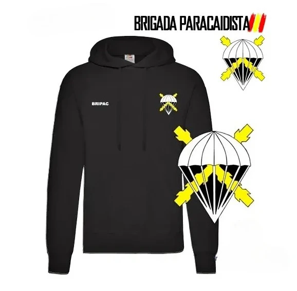 

BRIPAC Paracaidistas Escudo Genérico Army Military Hoodie