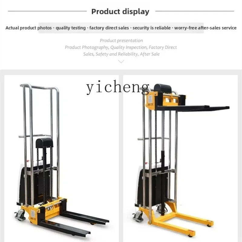 Light Semi-electric Stacker Small Storage Lift Transfer Truck StackerD27