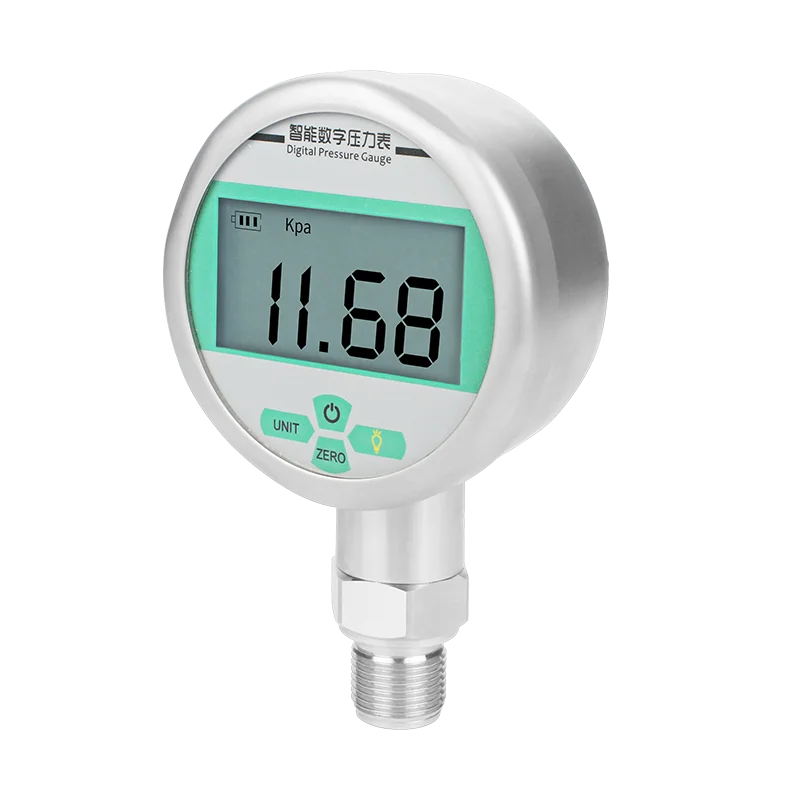 

Digital Pressure Meter 0-60Mpa 0-10bar 0-300bar Water Oil Air Pressure Gauge M20*1.5 Radial 80mm Dial 3VDC Pressure Meter