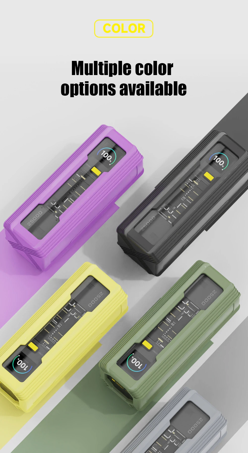 Silikonhülle für Xiaomi Mi Power Bank 25000 mAh 212 W Explorer Edition TF/SIM-Karte PIN-Aufbewahrung PortableTravel Case Aufbewahrungstasche – Detail 11