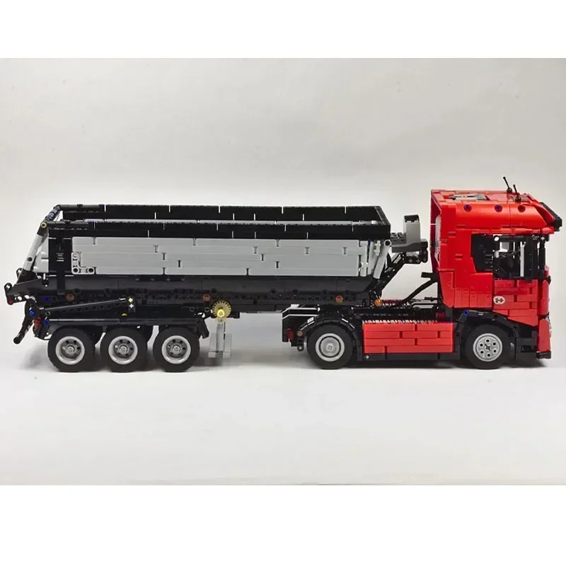 MOC-39430 Euro Truck Construction Crane With Dump Trailer 2548pcs Building Block Toys DIY Kids Birthday Gift Christmas Gift