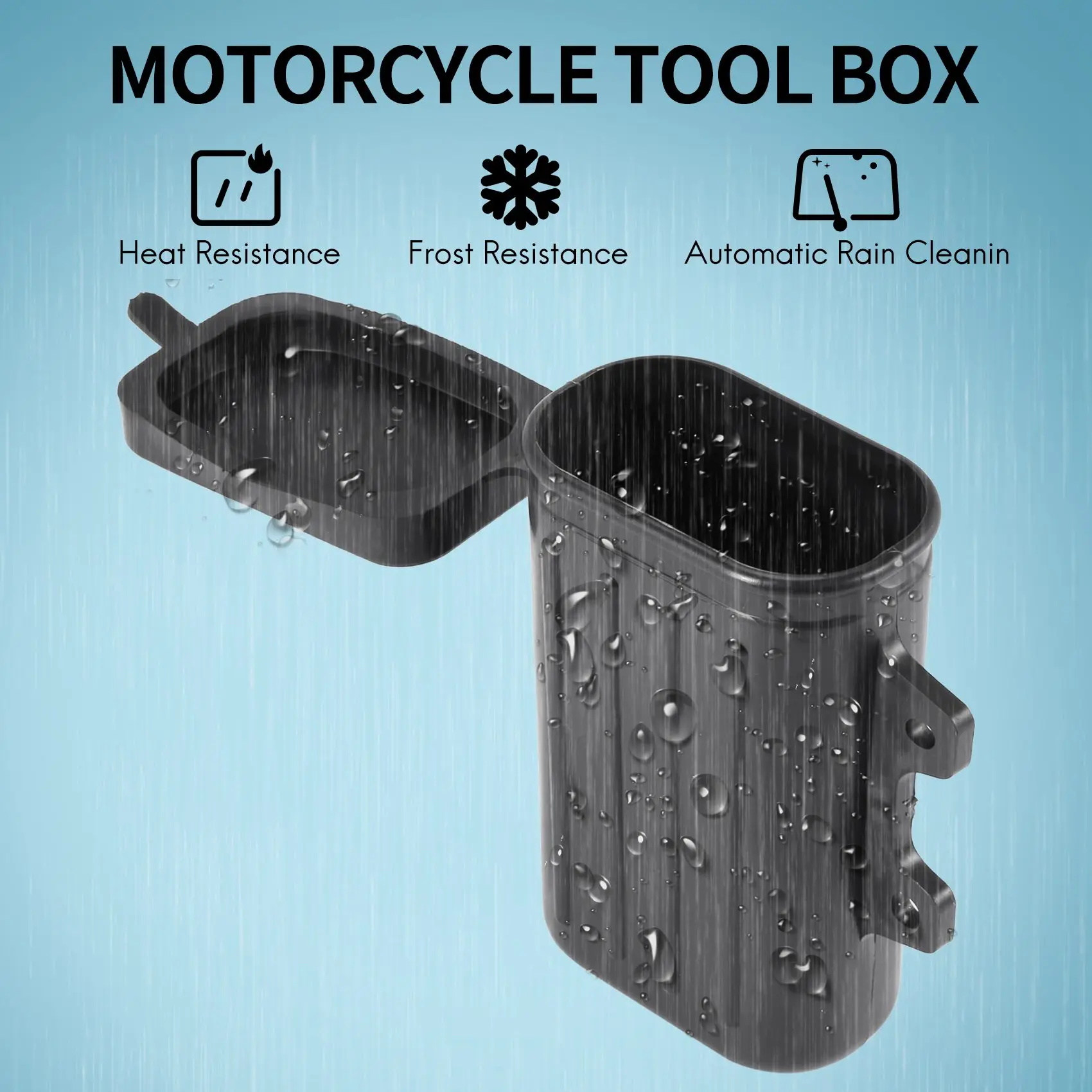 Motorcycle Trail Tool Box Holder Bottle Off-Road Motocross Tool Container Tool Tube for DR250 Djebel TW200 TW225