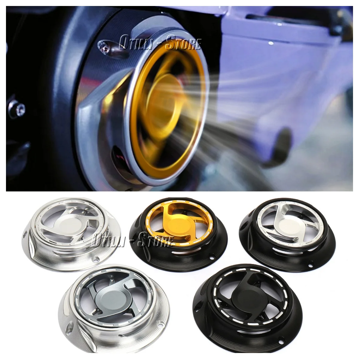 

Новая алюминиевая крышка вентилятора радиатора мотоцикла для Vespa Primavera Sprint 125 150, вентилятор масляного радиатора для мотокросса, 5-цветная защита двигателя