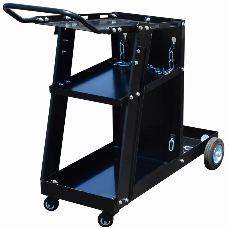 AOLIVIYA Multi Functional Welding Machine Tool Cart For Auto Repair Workshop Storage Shelf Mobile Trolley Specialty Tools