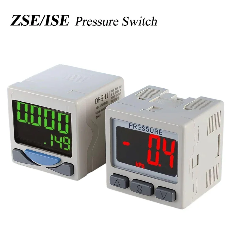 HLH ZSE30AF-01-B-L ZSE30AF-01-P-L Pneumatic Pressure Switch ISE30A-01-C-LVacuum Negative Pressure Gauge ZSE30A-01-N-L ISE30A-01-