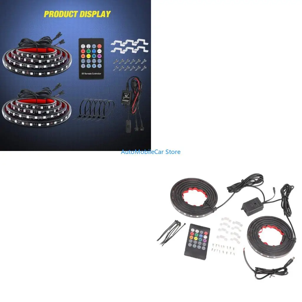 

G8TE 60inch LED Truck Bed Light Bar LED Exterior Strips for Pickups Boat Decors