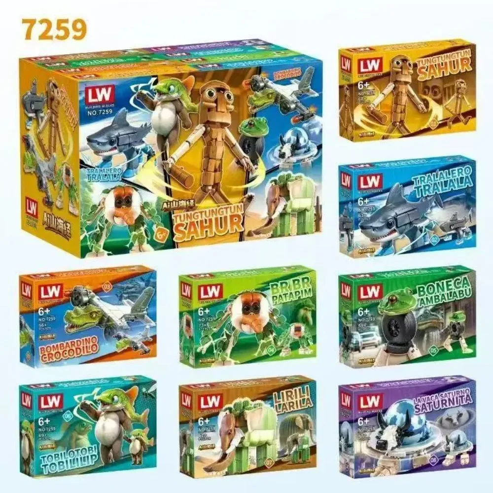 Set da costruzione di creature mitiche da 580 pezzi: kit modello di bestie leggendarie per adulti, decorazioni per la casa da collezione fai da te e regali culturali