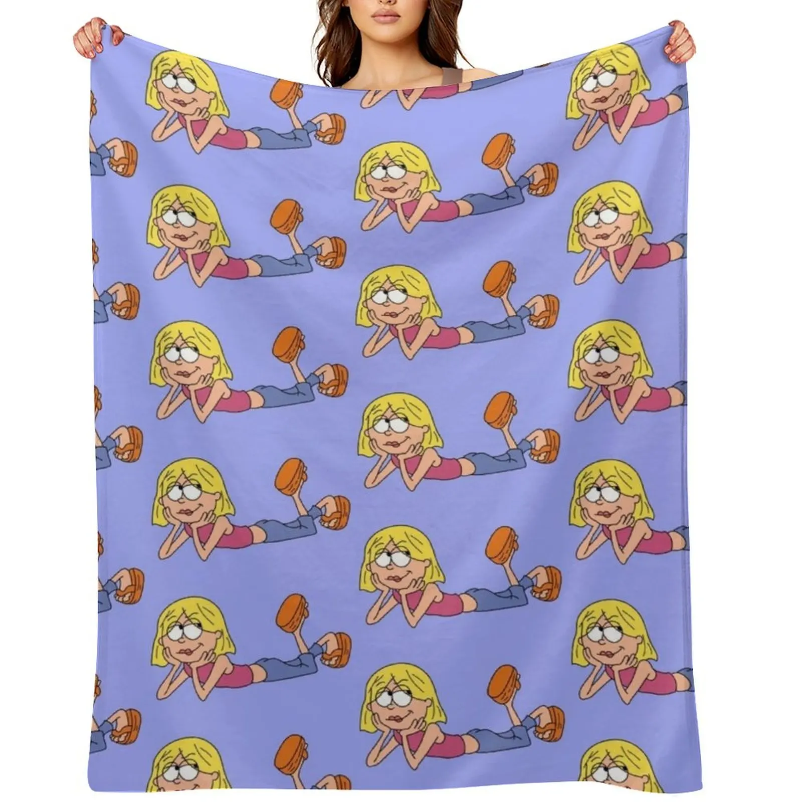 

Lizzie McGuire Throw Blanket Sofa Throw blankets and throws for babies Plush Blankets