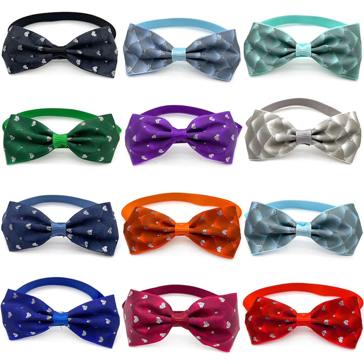 50/100pcs Mixcolor Dog Bow Tie for Small Dog Cat Bowties Ties Valentine's Day Dog Pet Grooming Product Dog Grooming Accessories