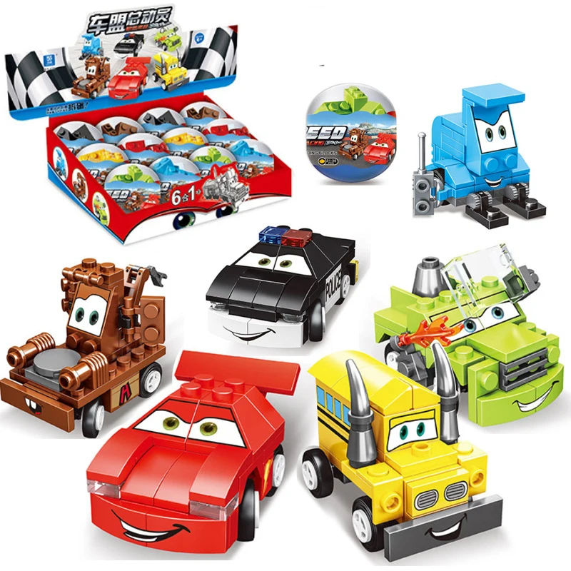 

Classical MOC Animal Sport Car Car Train Gashapon Brick Creative Assembling Educational Building Blocks Set Toys Children's Gift