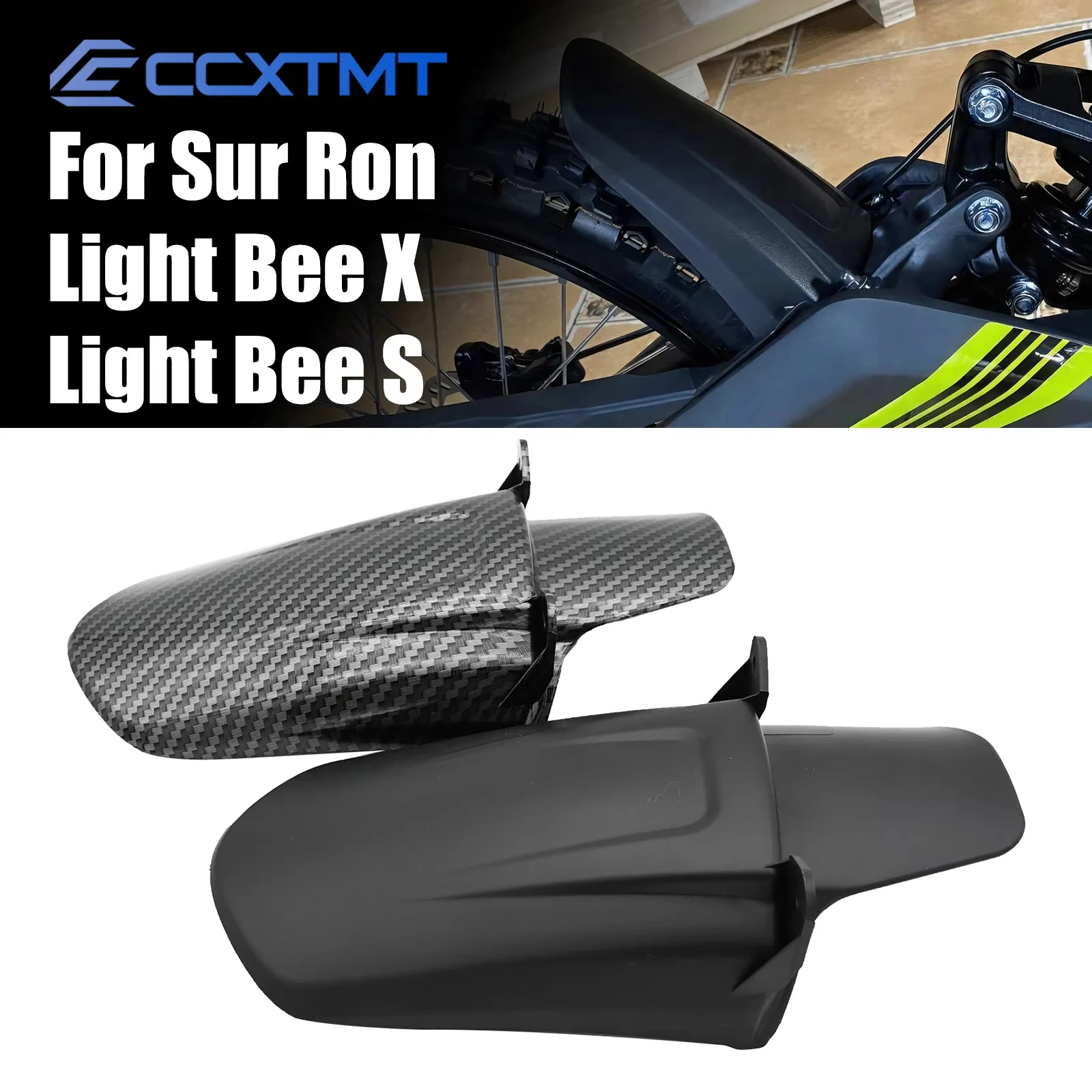 Elektrische Motocross Hinterrad Kotflügel Kotflügel für Surron Sur-Ron Elektro fahrrad Light Bee X & Light Bee s Refit Teile
