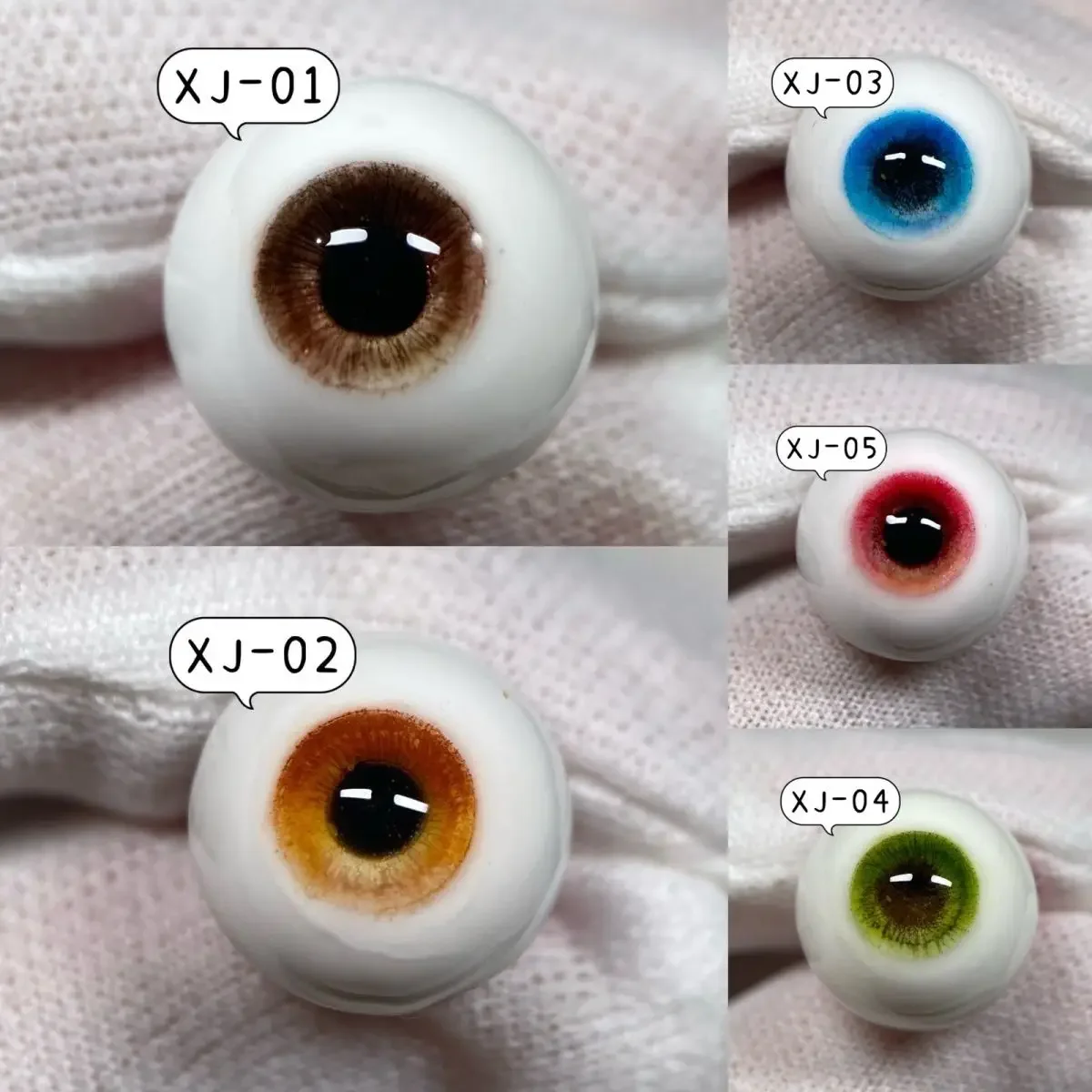 Doll Eyes 12/14/16/18mm Bjd Doll Plaster Handmade Stereoscopic Eye Diy Girl Toys Dress Up Bjd Eye Fashion Doll Accessories