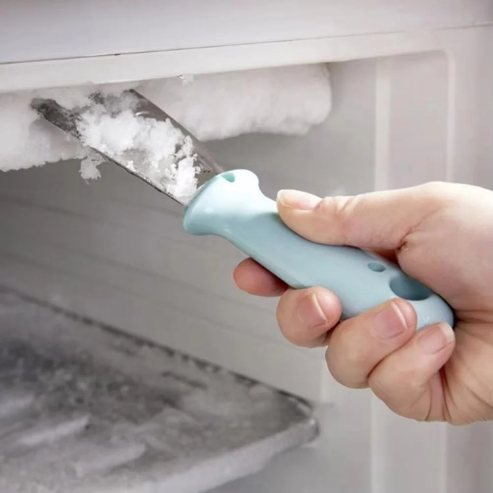 Pala para descongelación de congelador, pala para descongelar el hogar, refrigerador, descongelador, pala multifuncional para limpieza de hielo, herramientas de cocina, 1/2 Uds.