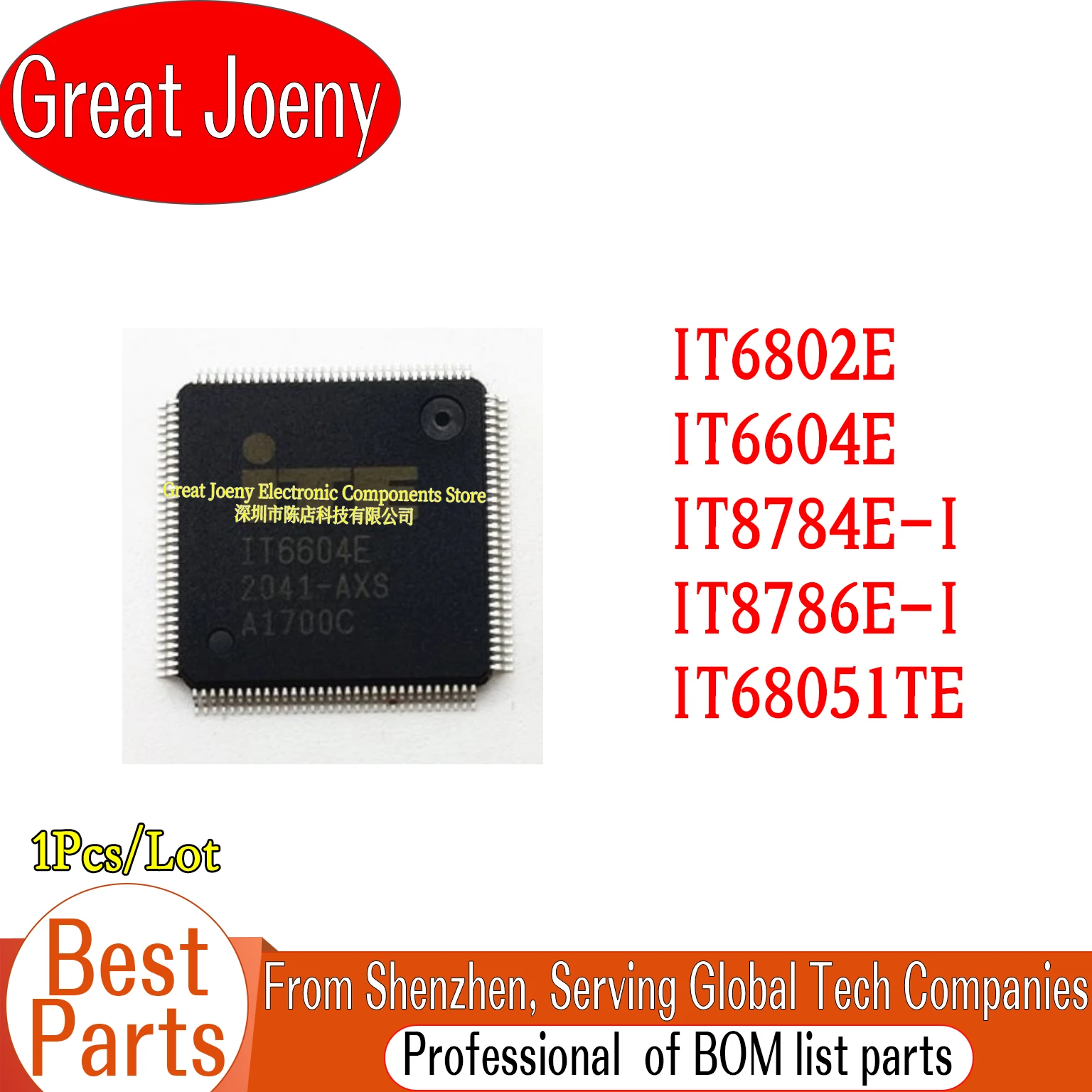 

IT6802E IT6604E IT8784E-I IT8786E-I IT68051TE IT6802 IT6604 IT8784 IT8786 IT68051 IC Chip