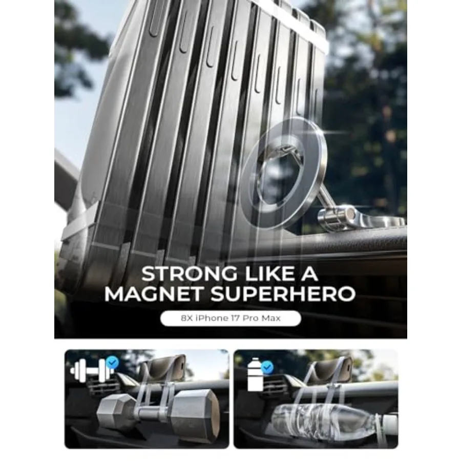حامل هاتف مغناطيسي للغاية لهاتف iPhone 17 MagSafe لملحقات لوحة قيادة السيارة لهدايا iPhone 16 Pro Max