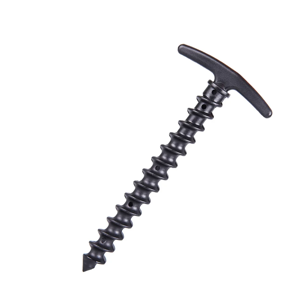 

4 pcs 14.5Cm Spiral Camping Stakes Heavy Duty Nylon Ground Pegs Tent Anchors For Outdoor Adventure Tent Accessories