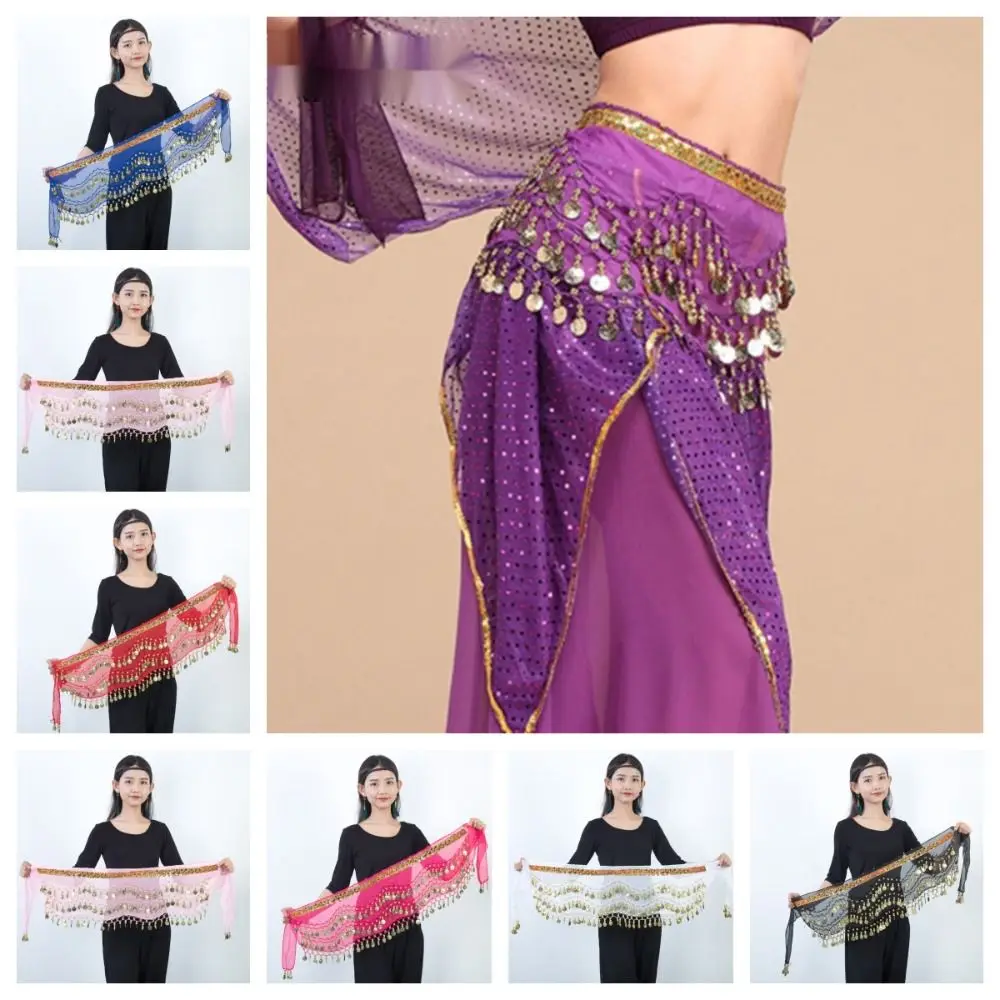 Keten Buikdans Riem Pailletten Buikdans Riem Hippe Sjaal Indiase Dans Buikdans Accessoires Buikdans Kostuums