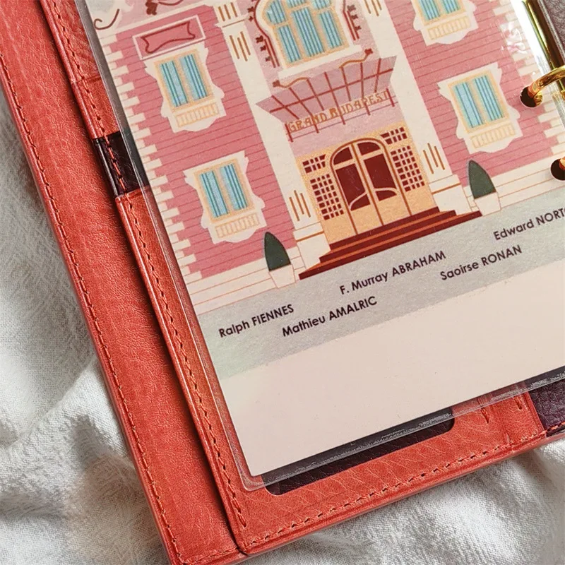 Plastic Loose-Leaf Book Index A6/A7 6 Holes Journal Accessories Kawaii Planner Notebook Index Seperator The Grand Budapest Hotel