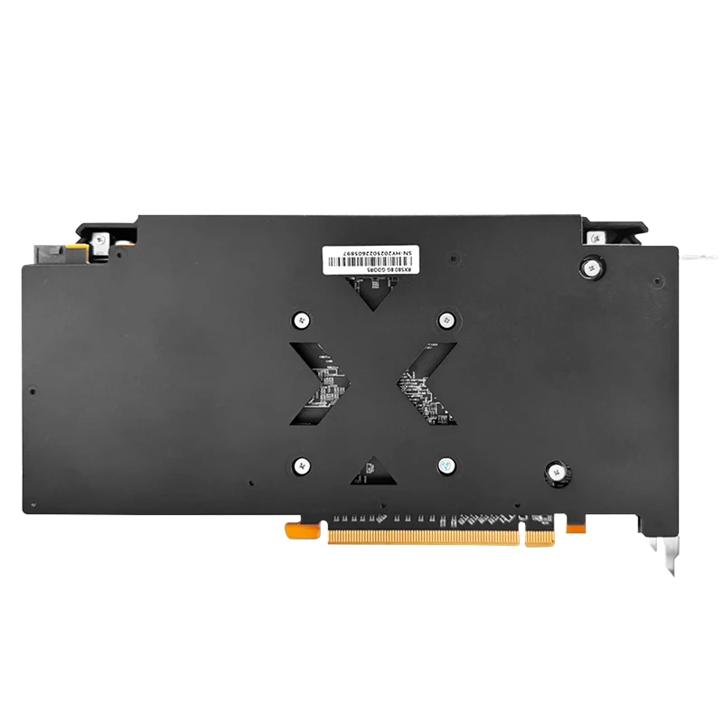 JIESHUO الأصلي Radeon RX580 8GB بطاقة الرسومات 256Bit 2048SP GDDR5 الذاكرة بطاقة ألعاب الفيديو PCIE3.0x16 DVI DP لسطح المكتب