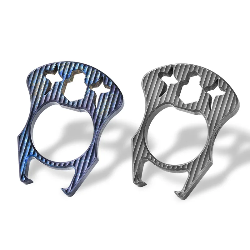 

Multi Functional Hand Tool Titanium EDC Bottle Opener Hexagonal Nut