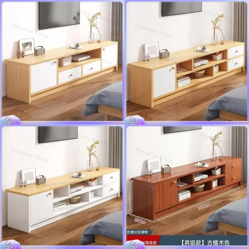 Modern TV Stand Cabinet Living Room Furniture High Gloss Storage Unit Small Apartment Bedroom Media Console Table Home Decor