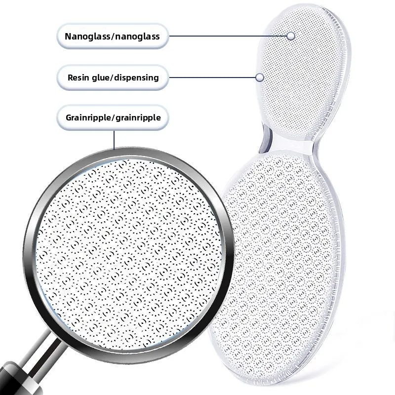 Nano Glass Foot File Double-sided Exfoliating Foot Grinder Hard Dead Skin Callus Remover Foot Scrubber Pedicure Feet Care Tool