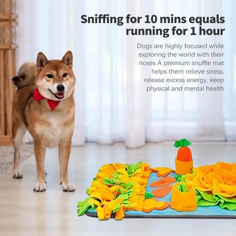 

Snuffle Mat for Dogs Interactive Slow Feeder Sniffing Pad Dog Toys Enrichment Toys Pet Training Supplies Dog Sniff Mat with