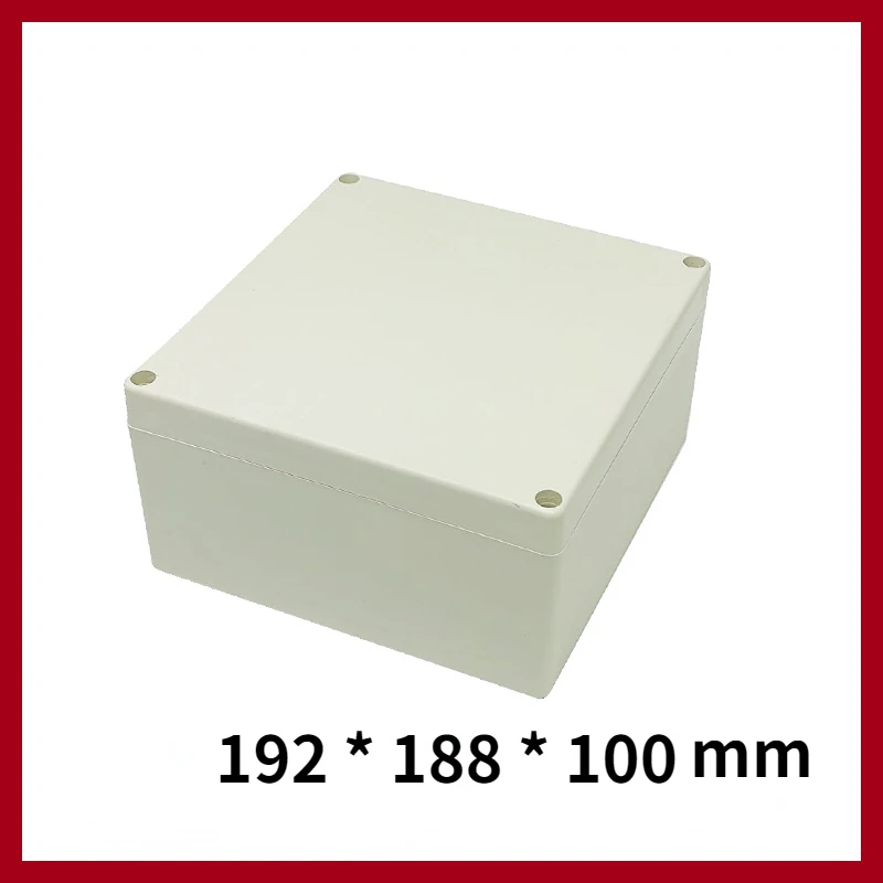 192 * 188 * 100mm Plastic Waterproof Box F24 Outdoor Junction Box IP65 Electrical Dust-proof Water Tank