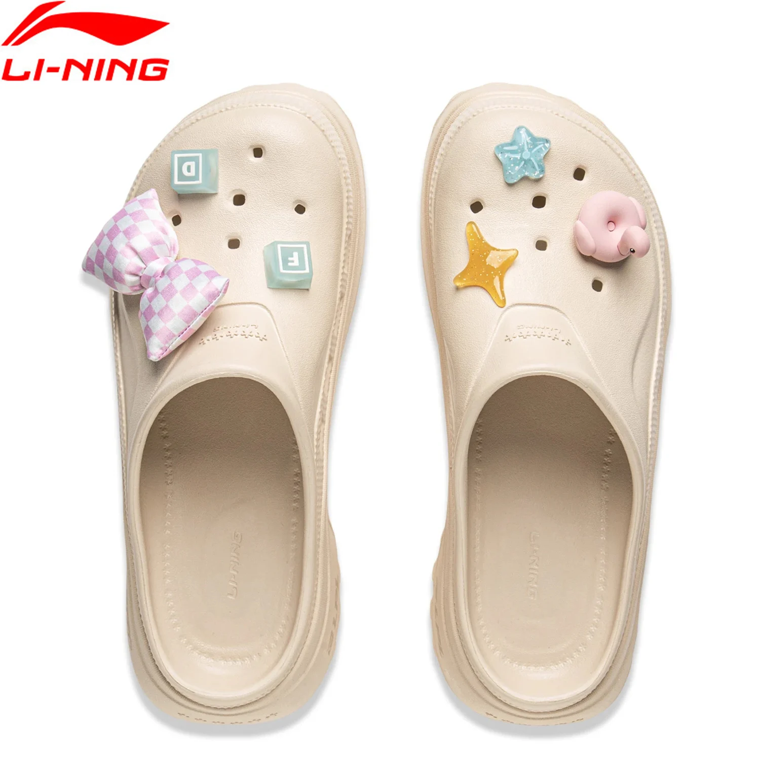 Li-Ning Women's E-SPORTS PROJECT*Mueller Slippers Comfortable Lightweight Anti-slip LiNing Fashionable Sandal AGAV004