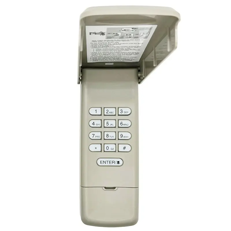 B63B-Remote Control For 878MAX Garage Door Opener Keyless Entry System Keypad- Works For 878MAX 877LM 376LM 377LM 976LM 977LM