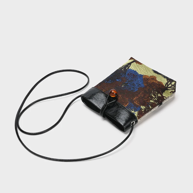 Small Chinoiserie Shoulder Bag Crossbody Phone Bags For Women Luxury Small Handbags For Women Fashion 2024 Designer Model