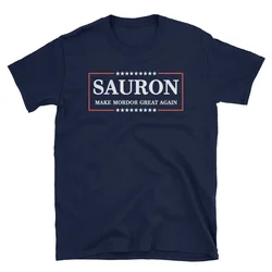 Sauron Make Mordor Great Again T-Shirt Trump Maga Parody Lotr Middle Earth y2k tops