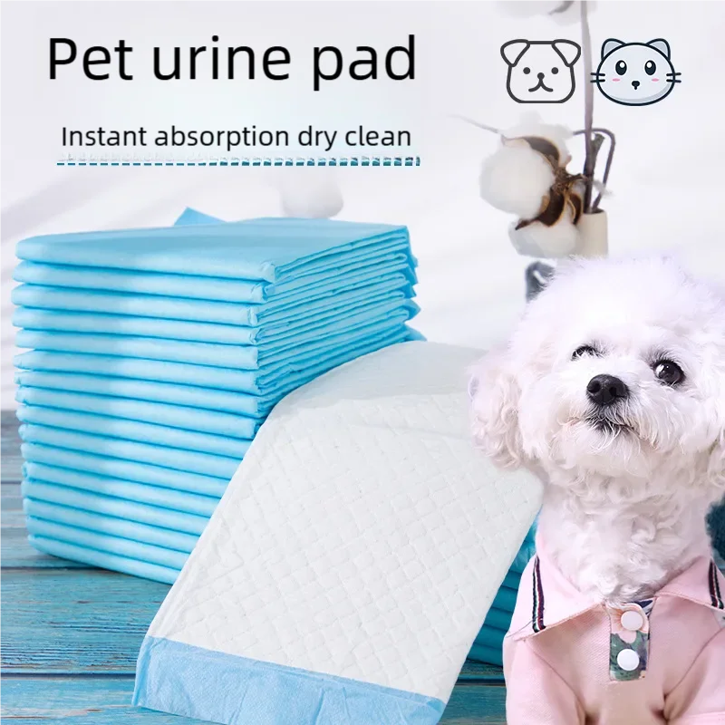 100/50/20/10 Pièces Couches absorbantes jetables pour chiens, conception anti-fuite, tapis de propreté absorbant et imperméable pour l'apprentissage de la propreté des chiots