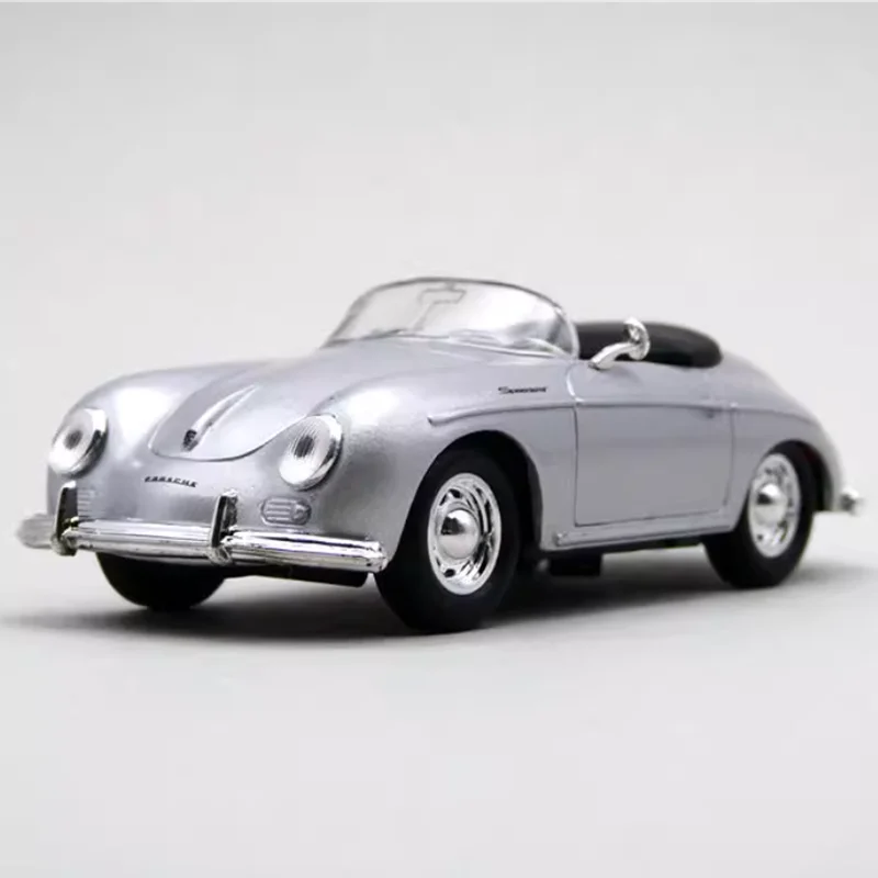 Diecast Original 1:43 Scale Porsche 356 Two-Door Sports Car Simulation Alloy Car Model Static Collectible Toy Gift Souvenir