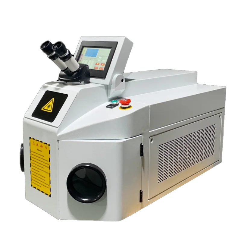 HJYC Portable 100W/200W Mini Welding Machine for Jewelry New Condition with Wei-hong Control System Yaskawa Servo Motor