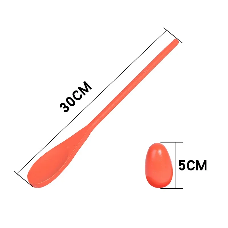 Cucchiaio da equilibrio in legno Uovo Bambini Giocattoli sportivi all'aria aperta Scuola materna Equilibrio Insegnamento Puzzle Aiuta i bambini Bastone di equilibrio Regalo di compleanno